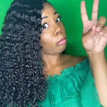 Melodie 28 30 32 pulgadas onda profunda mechones con cierre brasileño de la Virgen del pelo humano Frontal rizado mechones y 4X4 cierre