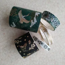5 unids/set decorativo Retro oro divino conjunto de cintas Washi japonés papel pegatinas Scrapbooking Vintage adhesivo Washitape estacionario