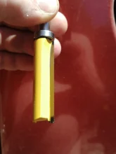 Plantilla de vástago de 8mm para carpintería, broca de enrutador, broca, fresa escariadora recta, recortadora de limpieza, cortador de espiga embellecedor empotrado, 1 ud.