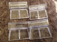 Soportes de cristal para acuario, gran oferta, 4 Uds., 6/8mm, transparente, Clips de plástico para tanque de peces, venta al por mayor