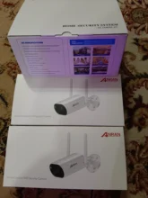 ANRAN-Mini Kit de videovigilancia de 3MP, sistema de grabación de Audio CCTV, impermeable, Conector de cámaras IP inalámbrico para exteriores y visión nocturna de juego