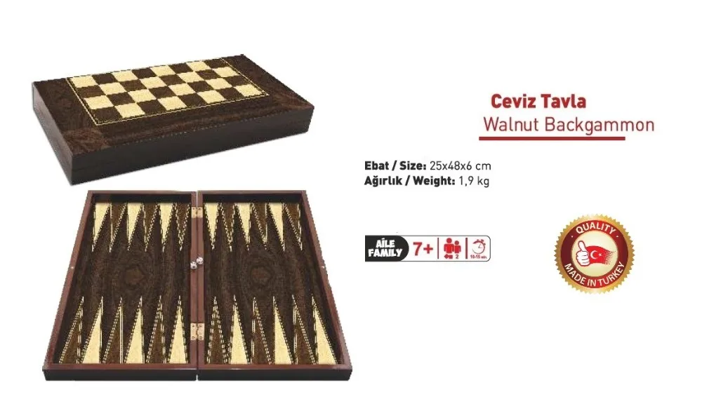 star polyester ceviz tavla