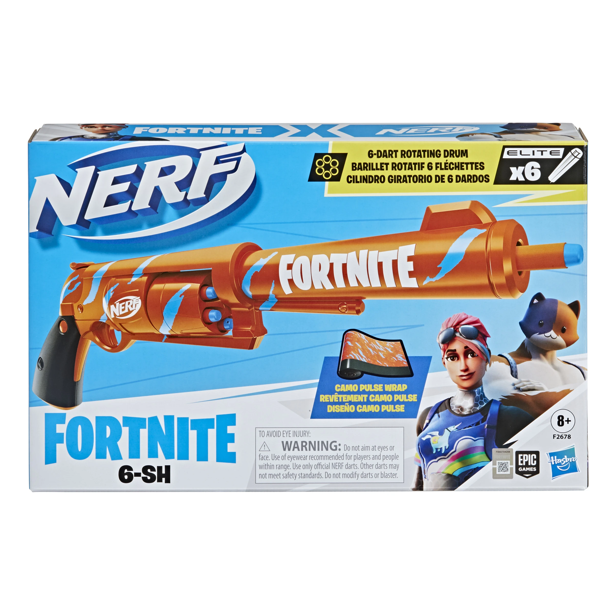 Hasbro Orisinil Nerf Fortnite Six 