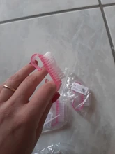 Uñas limpieza herramienta de cepillo para uñas manicura pedicura Archivo de quitar el polvo de herramienta de la manicura limpio cepillo de uñas de herramienta de la manicura TSLM1