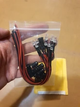 Plastic-Holder Round Water Pre-Wired 10-100pcs DC 12V with Clear LED Blue/rgb 3mm/5mm