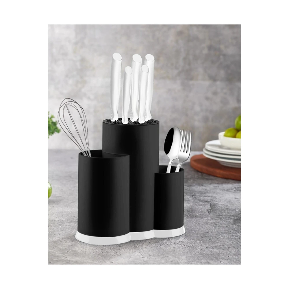 Lova Counter Top Compartment Spoon Knife Stand Luxury Kitchen Organizers Storage Turkey Made