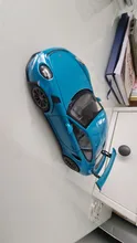 Boy Toy Welly Die-Casting-Model Collection 1:24-Porsche Car-Alloy 911 Gt3 Blue Gift