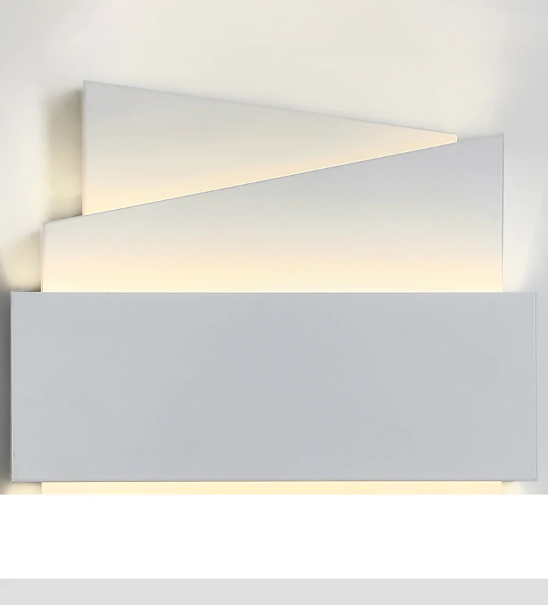 Modern Simple Design LED Wall Lamp For Living Room Bedroom Bedside Corridor Aisle Sconce White Indoor Decoration Light Fixture plug in wall lamp