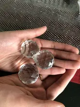 Glass-Ball Chandeliers Shinning-Prism Crystals Suncatcher Clear For-Sale 30mm/40mm 1piece