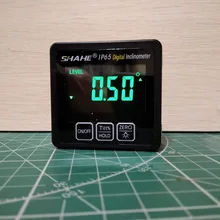 Shahe-inclinómetro Digital magnético de alta precisión, transportador electrónico con retroiluminación, herramientas de medición de ángulo