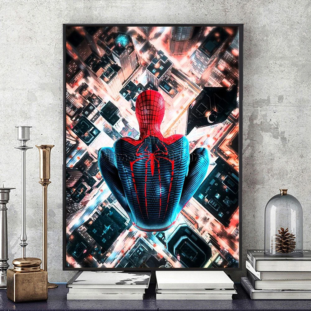 5D Diamond Painting Spiderman Building Side Kit