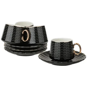 

Coffee set for 4 per. 8PR. 90 ml, Black