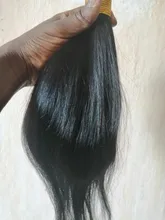 Yavida-extensiones de cabello humano liso brasileño, Color Natural, grado 8A, 100%, venta al por mayor, envío rápido