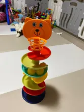 Pista giratoria de 3 ruedas montessori, juguetes para bebés, sonajeros, interactivo, táctil, juguete educativo de navidad