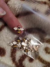 Abalorio de esmalte de abeja para fabricación y fabricación de joyas, pendiente, colgante, abalorios para pulsera o collar, 12x15mm, 10 Uds.