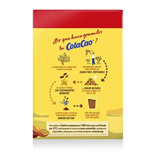 ColaCao Original Cacao Natural Soluble - 50 sobres X 18 gr