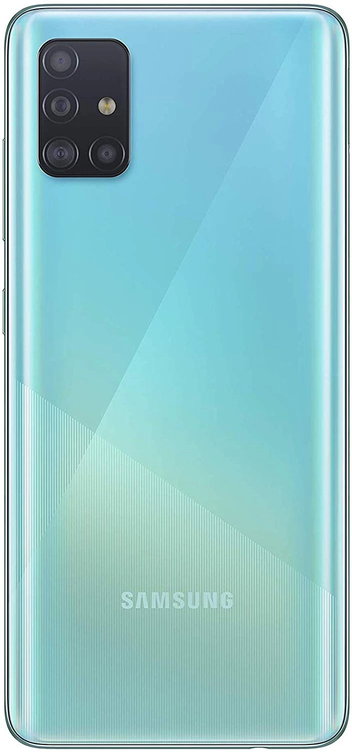  Phone Samsung Galaxy A51 Blue Color 128 GB ROM 4 GB RAM dual SIM 6.5 