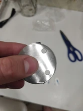 NAIERDI-Tope de puerta magnético de goma de acero inoxidable, soportes de puerta ocultos con antiperforación pegatina, sin clavos montados en el suelo, modelo DS-09