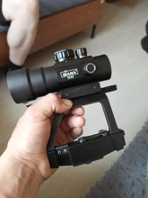 DIANA-Mira telescópica para rifle de caza, visor óptico táctico con punto verde y rojo ajustado a carril con alcance 2x40, 3x42, 3x44, 1x40 para 11/20mm