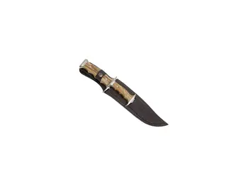 

Joker CO93 Machete kangaroo knife with fist zamak-abs sheets inox 21cm and 11cm and leather case