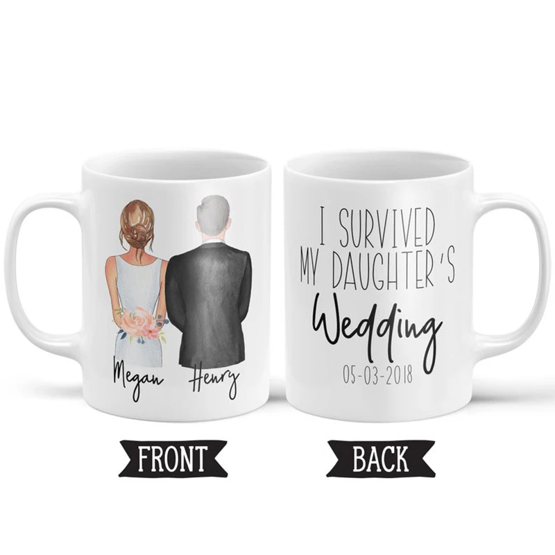 i survived my daughter's wedding mug