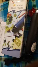 Pistola de calor de uso artesanal, herramienta eléctrica de aire caliente, pistola de temperatura de 300W con asiento de soporte