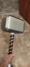 44cm martillo Cosplay 1:1 martillo de tormenta figura armas modelo regalo película jugando seguridad americanas Super Héroes Weapen