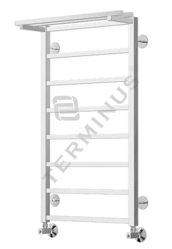 

Water heated towel rail loop with a shelf (series standard)