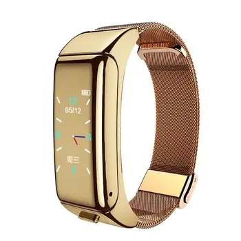 

2 In 1 Stylish Smart Wristbands With Bluetooth Earphone Creative Fitness Bracelet Band Voice Call Heart Rate Monitor Smart Watch