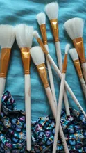 10 piezas conjunto de pinceles para pintura de arte, óleo acrílico, acuarela, dibujo artesanal, bricolaje, chico