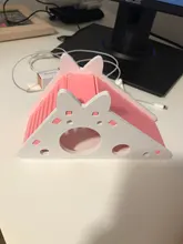 Toy Hedgehog-House Slide Wood-Plastic-Plate Hamster Hideout Guinea-Pig Exercise Chinchilla