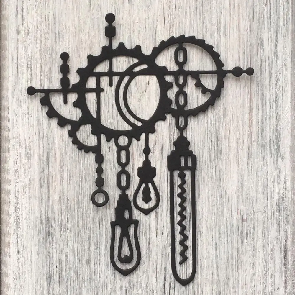 

ArtScrap Steampunk mechanism Metal Cutting Dies Stencils For DIY Scrapbooking Card Decorative Craft Die Cuts | Art: 195