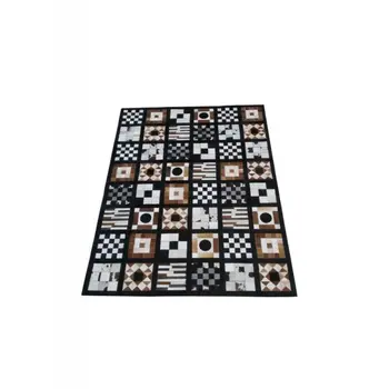 

Zerimar carpet patchwork cowhide 184x243 cm