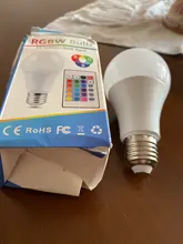 Changing-Bulb Led-Lamp Light Dimmable Smart-Control-Lamp E27 Colorful Home 10W 5W RGBW