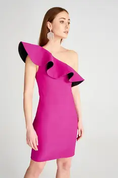 

Trendyol With Color Block Dress TPRSS20EL2168