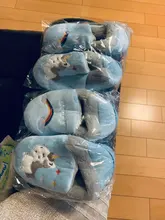 Zapatillas de unicornio para niños pequeños, zapatos de Interior para bebé, chanclas de algodón, pantuflas cálidas para casa de invierno