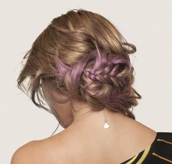 L'Oreal Paris Красящее желе для волос цвета блонд Colorista Hair Make Up, оттенок Лиловые Волосы