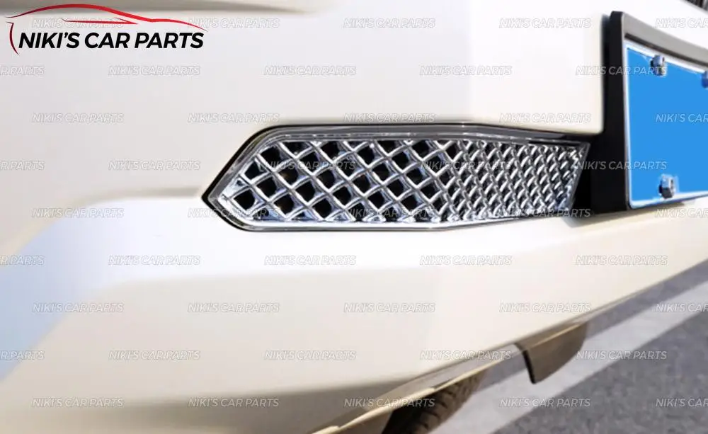 Накладка переднего бампера для Toyota Land Cruiser Prado FJ 150 2010- ABS пластик 1 комплект/2 шт. молдинг украшения