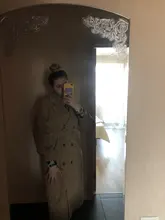 BGTEEVER-gabardina larga de Invierno para mujer, gabardina con cuello vuelto, elegante con doble botonadura y fajas, cortavientos femenino de gran tamaño, 2020