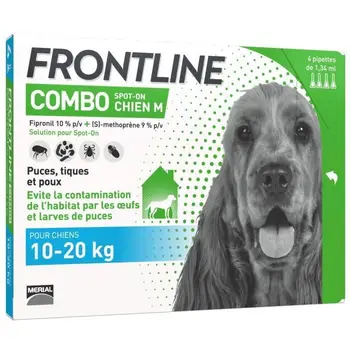 

FRONTLINE Dog Combo - 10-20kg - 4 pipettes