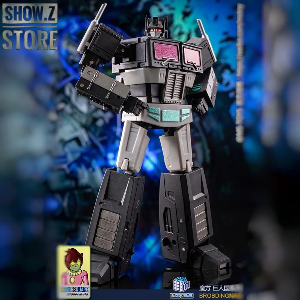 [Show.Z Store] магический квадратный светильник из искусственной кожи черная версия