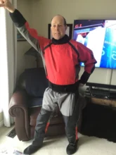 Traje seco para Kayak de aguas bravas, traje impermeable para lluvia, carreras de barro, ATV y UTV Rider, actividades de aventura, caza y pesca