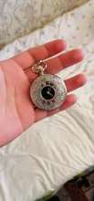 Vintage Pendant Necklace Pocket-Watch Steampunk Numerals Black Roman Best-Gifts Women