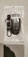 Carcasa de llave de mando a distancia de coche para Skoda Octavia 1 2 3 A5 A7 Kodiaq Karoq 2017 Rapid Fabia Superb Yeti accesorios, piel auténtica
