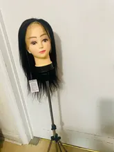 Hueso recto frente de encaje pelucas de cabello humano 8-30 pulgadas brasileño recto pelo humano del cierre del cordón pelucas para mujeres HD peluca Frontal de encaje