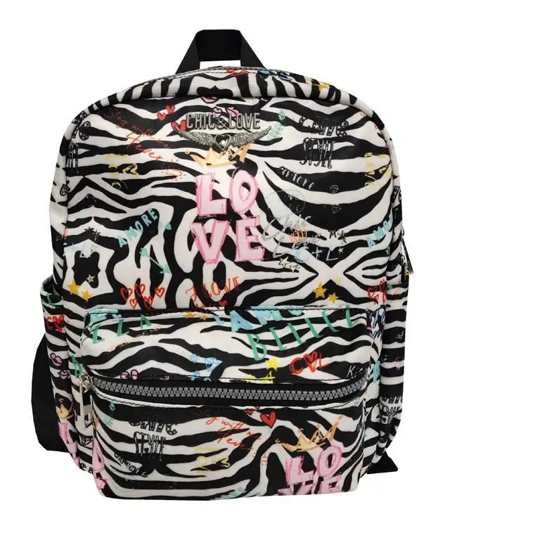 Fashion backpack high Chic& Love 'Love Zebra'(2/24