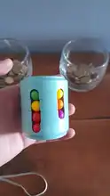 Can Cube-granos mágicos de colores para niños y adultos, herramienta de descompresión para aliviar el estrés, de dedo giratorio