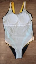 Competition Swimwear Bathing-Suits Patchwork Riseado Racerback Sports Women 