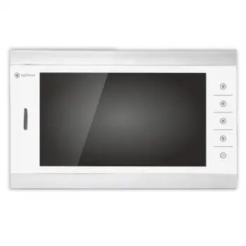

Монитор видеодомофона Optimus VM-10.1 (sw)(sb). Экран: 10.1’’, CVBS, до 2 панелей, до 2 камер, до 4 мониторов, детектор движения