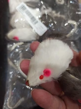 False-Mouse Simulation-Mice Noise-Playing-Toys Rabbit-Fur Kitten For Cats Pet-Supplies